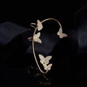 SakuraLuxe™ Butterfly Earrings | Perfect for Unpierced Ears 